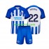 Brighton Hove Albion Thuis Tenue Kinder Voetbalshirts Mitoma 22 2023-2024 Korte Mouwen