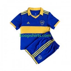 CA Boca Juniors Thuis Tenue Kinder Voetbalshirts 2022-2023 Korte Mouwen