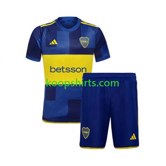CA Boca Juniors Thuis Tenue Kinder Voetbalshirts 2023-2024 Korte Mouwen CA Boca Juniors Thuis Tenue Kinder Voetbalshirts 2023-2024 Korte Mouwen