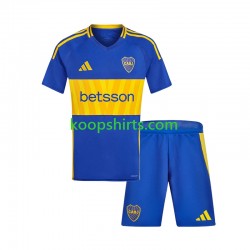CA Boca Juniors Thuis Tenue Kinder Voetbalshirts 2024-2025 Korte Mouwen