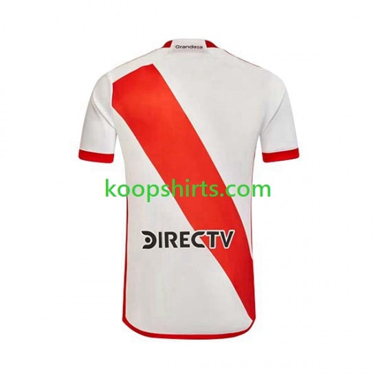 CA River Plate Thuis Tenue Heren Voetbalshirts 2023-2024 Korte Mouwen