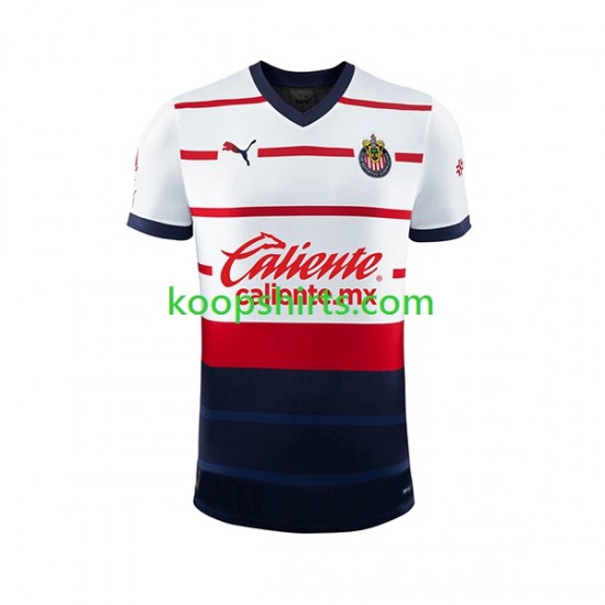 CD Guadalajara Uit Tenue Heren Voetbalshirts 2023-2024 Korte Mouwen CD Guadalajara Uit Tenue Heren Voetbalshirts 2023-2024 Korte Mouwen