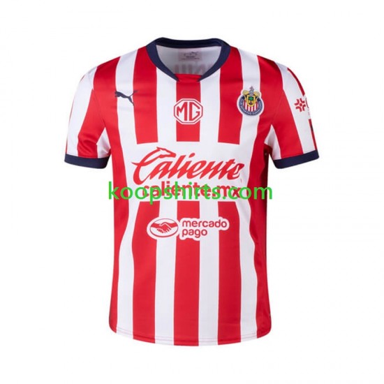 CD Guadalajara Thuis Tenue Heren Voetbalshirts 2024-2025 Korte Mouwen CD Guadalajara Thuis Tenue Heren Voetbalshirts 2024-2025 Korte Mouwen
