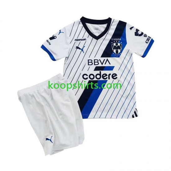 CF Monterrey Uit Tenue Kinder Voetbalshirts 2023-2024 Korte Mouwen CF Monterrey Uit Tenue Kinder Voetbalshirts 2023-2024 Korte Mouwen