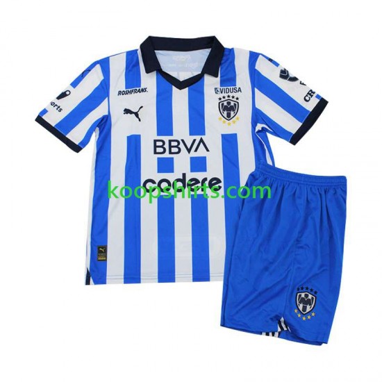 CF Monterrey Thuis Tenue Kinder Voetbalshirts 2023-2024 Korte Mouwen CF Monterrey Thuis Tenue Kinder Voetbalshirts 2023-2024 Korte Mouwen