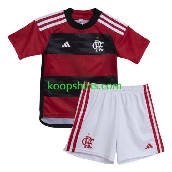 CR Flamengo Thuis Tenue Kinder Voetbalshirts 2023-2024 Korte Mouwen CR Flamengo Thuis Tenue Kinder Voetbalshirts 2023-2024 Korte Mouwen