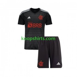 CR Flamengo Doelman Uit Tenue Kinder Voetbalshirts 2023-2024 Korte Mouwen
