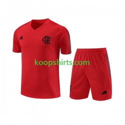 CR Flamengo Rood Voetbal training shirt en shorts 2023-2024