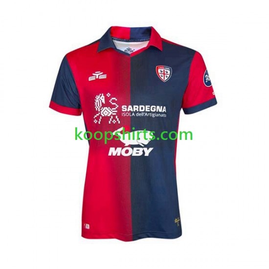 Cagliari Thuis Tenue Heren Voetbalshirts 2023-2024 Korte Mouwen Cagliari Thuis Tenue Heren Voetbalshirts 2023-2024 Korte Mouwen
