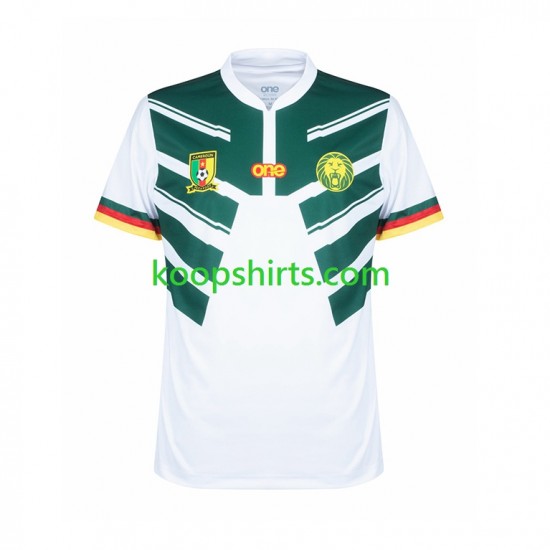 WK 2022 Kameroen Uit Tenue Heren Voetbalshirts Korte Mouwen WK 2022 Kameroen Uit Tenue Heren Voetbalshirts Korte Mouwen