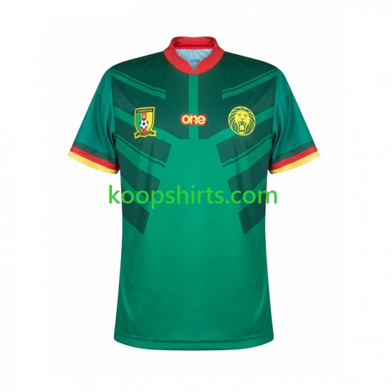 WK 2022 Kameroen Thuis Tenue Heren Voetbalshirts Korte Mouwen WK 2022 Kameroen Thuis Tenue Heren Voetbalshirts Korte Mouwen