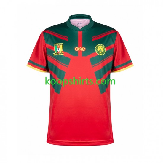 WK 2022 Kameroen Derde Tenue Heren Voetbalshirts Korte Mouwen WK 2022 Kameroen Derde Tenue Heren Voetbalshirts Korte Mouwen