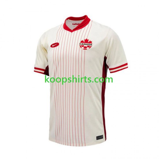Canada Uit Tenue Heren Voetbalshirts Copa America 2024 Korte Mouwen Canada Uit Tenue Heren Voetbalshirts Copa America 2024 Korte Mouwen