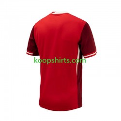Canada Thuis Rood Tenue Heren Voetbalshirts Copa America 2024 Korte Mouwen