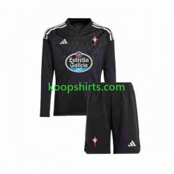 Celta de Vigo Doelman Uit Tenue Kinder Voetbalshirts 2023-2024 Lange Mouwen