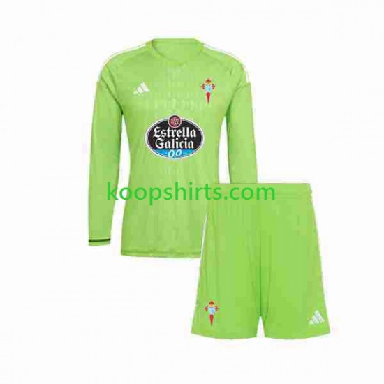 Celta de Vigo Doelman Thuis Tenue Kinder Voetbalshirts 2023-2024 Lange Mouwen Celta de Vigo Doelman Thuis Tenue Kinder Voetbalshirts 2023-2024 Lange Mouwen
