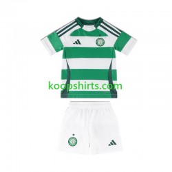 Celtic Thuis Tenue Kinder Voetbalshirts 2024-2025 Korte Mouwen