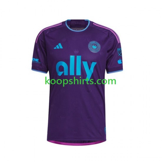 Charlotte FC Uit Tenue Heren Voetbalshirts 2023-2024 Korte Mouwen Charlotte FC Uit Tenue Heren Voetbalshirts 2023-2024 Korte Mouwen