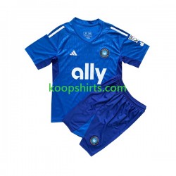 Charlotte FC Doelman Uit Tenue Kinder Voetbalshirts 2023 Korte Mouwen