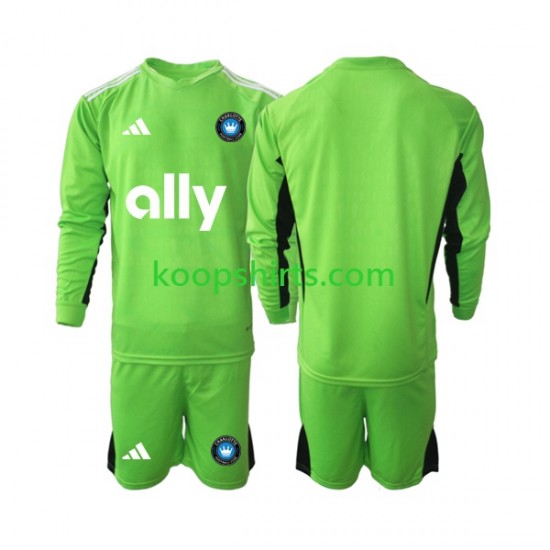 Charlotte FC Doelman Thuis Tenue Kinder Voetbalshirts 2023-2024 Lange Mouwen Charlotte FC Doelman Thuis Tenue Kinder Voetbalshirts 2023-2024 Lange Mouwen