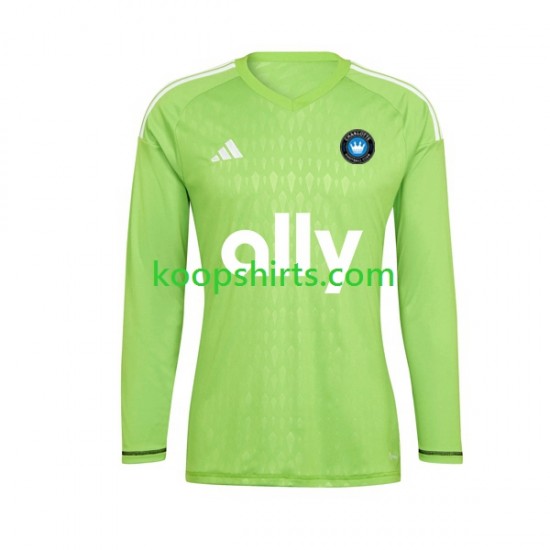 Charlotte FC Doelman Thuis Tenue Heren Voetbalshirts 2023-2024 Lange Mouwen Charlotte FC Doelman Thuis Tenue Heren Voetbalshirts 2023-2024 Lange Mouwen