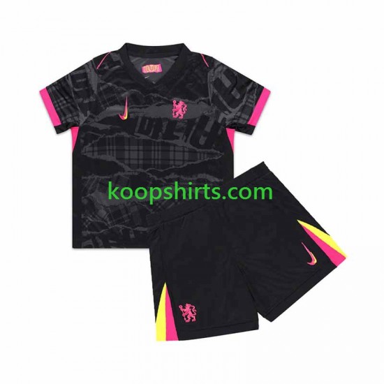 Chelsea Derde Tenue Kinder Voetbalshirts 2024-2025 Korte Mouwen Chelsea Derde Tenue Kinder Voetbalshirts 2024-2025 Korte Mouwen