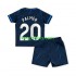 Chelsea Uit Tenue Kinder Voetbalshirts Cole Palmer 20 2023-2024 Korte Mouwen