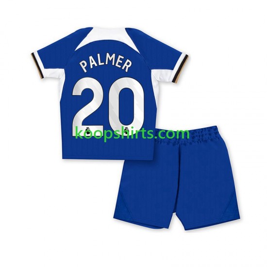 Chelsea Thuis Blauw Tenue Kinder Voetbalshirts Cole Palmer 20 2023-2024 Korte Mouwen Chelsea Thuis Blauw Tenue Kinder Voetbalshirts Cole Palmer 20 2023-2024 Korte Mouwen