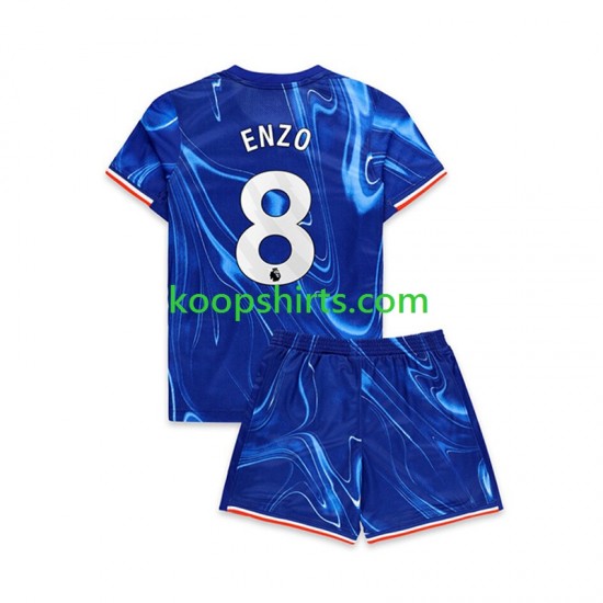 Chelsea Thuis Tenue Kinder Voetbalshirts Enzo 8 2024-2025 Korte Mouwen Chelsea Thuis Tenue Kinder Voetbalshirts Enzo 8 2024-2025 Korte Mouwen