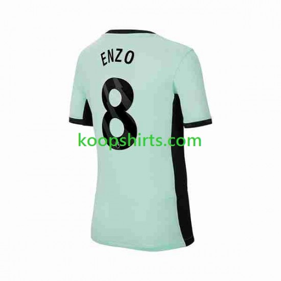Chelsea Derde Tenue Heren Voetbalshirts Enzo Fernandez 8 2023-2024 Korte Mouwen Chelsea Derde Tenue Heren Voetbalshirts Enzo Fernandez 8 2023-2024 Korte Mouwen