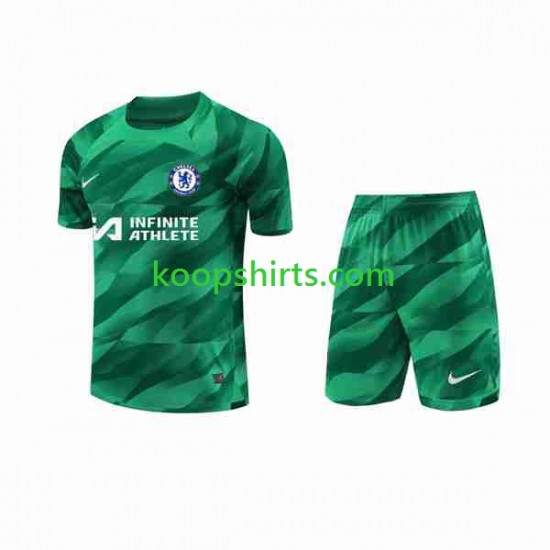 Chelsea Doelman Derde Tenue Kinder Voetbalshirts 2023-2024 Korte Mouwen Chelsea Doelman Derde Tenue Kinder Voetbalshirts 2023-2024 Korte Mouwen