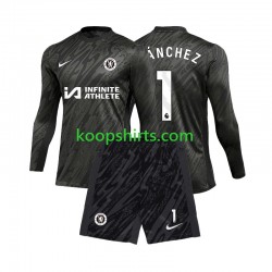 Chelsea Doelman Uit Tenue Kinder Voetbalshirts Robert Sanchez 1 2024-2025 Lange Mouwen