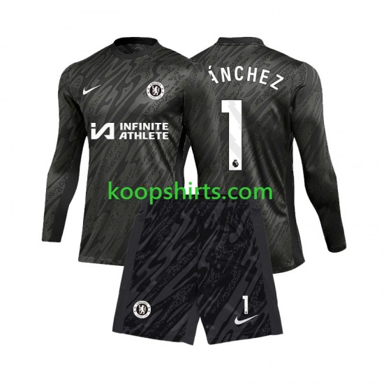 Chelsea Doelman Uit Tenue Kinder Voetbalshirts Robert Sanchez 1 2024-2025 Lange Mouwen Chelsea Doelman Uit Tenue Kinder Voetbalshirts Robert Sanchez 1 2024-2025 Lange Mouwen