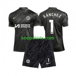 Chelsea Doelman Uit Tenue Kinder Voetbalshirts Robert Sanchez 1 2024-2025 Korte Mouwen
