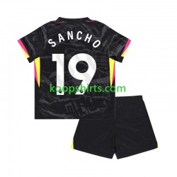 Chelsea Derde Tenue Kinder Voetbalshirts Jadon Sancho 19 2024-2025 Korte Mouwen