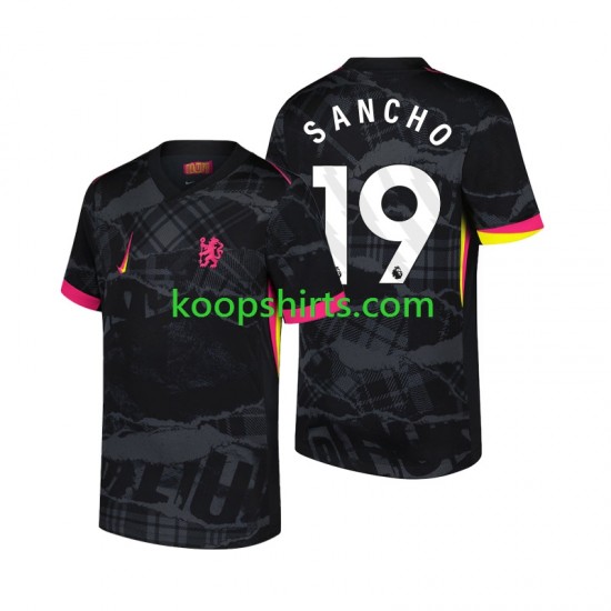 Chelsea Derde Tenue Heren Voetbalshirts Jadon Sancho 19 2024-2025 Korte Mouwen Chelsea Derde Tenue Heren Voetbalshirts Jadon Sancho 19 2024-2025 Korte Mouwen