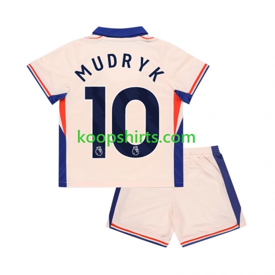 Chelsea Uit Tenue Kinder Voetbalshirts Mychajlo Mudryk 10 2024-2025 Korte Mouwen Chelsea Uit Tenue Kinder Voetbalshirts Mychajlo Mudryk 10 2024-2025 Korte Mouwen