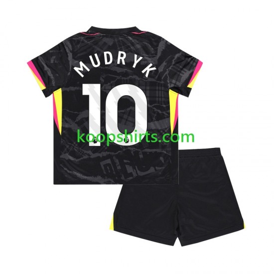 Chelsea Derde Tenue Kinder Voetbalshirts Mychajlo Mudryk 10 2024-2025 Korte Mouwen Chelsea Derde Tenue Kinder Voetbalshirts Mychajlo Mudryk 10 2024-2025 Korte Mouwen