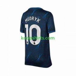 Chelsea Uit Tenue Heren Voetbalshirts Mykhaylo Mudryk 10 2023-2024 Korte Mouwen