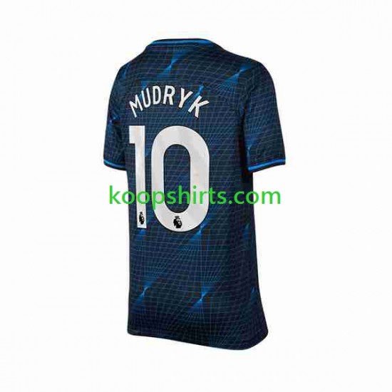 Chelsea Uit Tenue Heren Voetbalshirts Mykhaylo Mudryk 10 2023-2024 Korte Mouwen Chelsea Uit Tenue Heren Voetbalshirts Mykhaylo Mudryk 10 2023-2024 Korte Mouwen