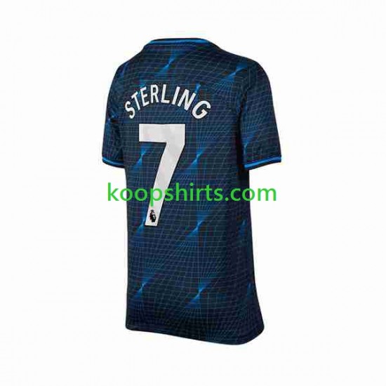 Chelsea Uit Tenue Heren Voetbalshirts Raheem Sterling 7 2023-2024 Korte Mouwen Chelsea Uit Tenue Heren Voetbalshirts Raheem Sterling 7 2023-2024 Korte Mouwen