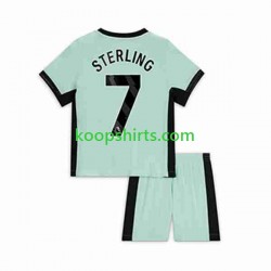 Chelsea Derde Tenue Kinder Voetbalshirts Raheem Sterling 7 2023-2024 Korte Mouwen