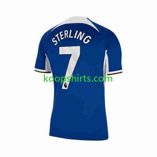 Chelsea Thuis Tenue Heren Voetbalshirts Raheem Sterling 7 2023-2024 Korte Mouwen Chelsea Thuis Tenue Heren Voetbalshirts Raheem Sterling 7 2023-2024 Korte Mouwen