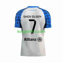 Club Brugge Uit Tenue Heren Voetbalshirts Andreas Skov Olsen 7 2023-2024 Korte Mouwen