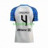 Club Brugge Uit Tenue Heren Voetbalshirts Joel Ordonez 4 2023-2024 Korte Mouwen