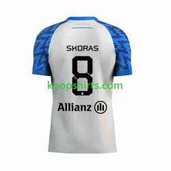 Club Brugge Uit Tenue Heren Voetbalshirts Michal Skoras 8 2023-2024 Korte Mouwen