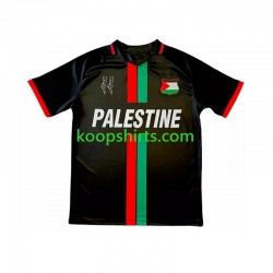 Club Deportivo Palestino Thuis Tenue Heren Voetbalshirts Center Stripre 2024-2025 Korte Mouwen