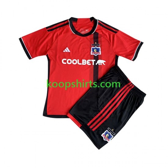 Colo-Colo Uit Tenue Kinder Voetbalshirts 2023 Korte Mouwen Colo-Colo Uit Tenue Kinder Voetbalshirts 2023 Korte Mouwen