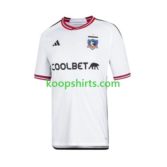 Colo-Colo Thuis Tenue Heren Voetbalshirts 2023 Korte Mouwen Colo-Colo Thuis Tenue Heren Voetbalshirts 2023 Korte Mouwen