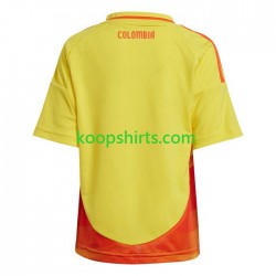 Colombia Thuis Tenue Kinder Voetbalshirts Copa America 2024 Korte Mouwen